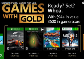 NEWS – Xbox Live Games With Gold for September 2017 Announced