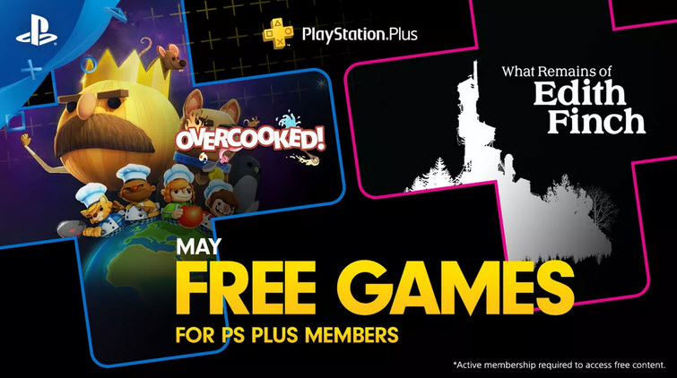 NEWS – Free PS+ May 2019 games announced