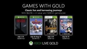 NEWS – Here are the free Xbox games for July 2019 Gold members