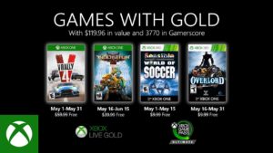 Free Xbox Games with Gold for May 2020