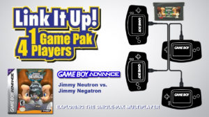 GBA Single-Pak link – The Adventures of Jimmy Neutron Vs Jimmy Negatron