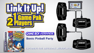 GBA Single-Pak Link – Sonic Pinball Party