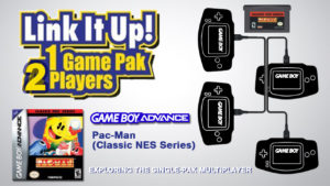 GBA Single-Pak Link – Pac-Man CLASSIC NES SERIES