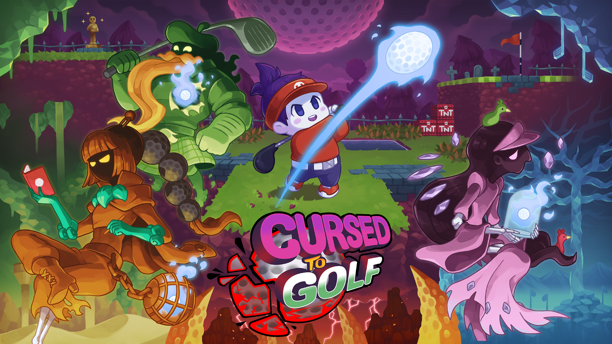 Cursed to Golf (Xbox One) Review with stream