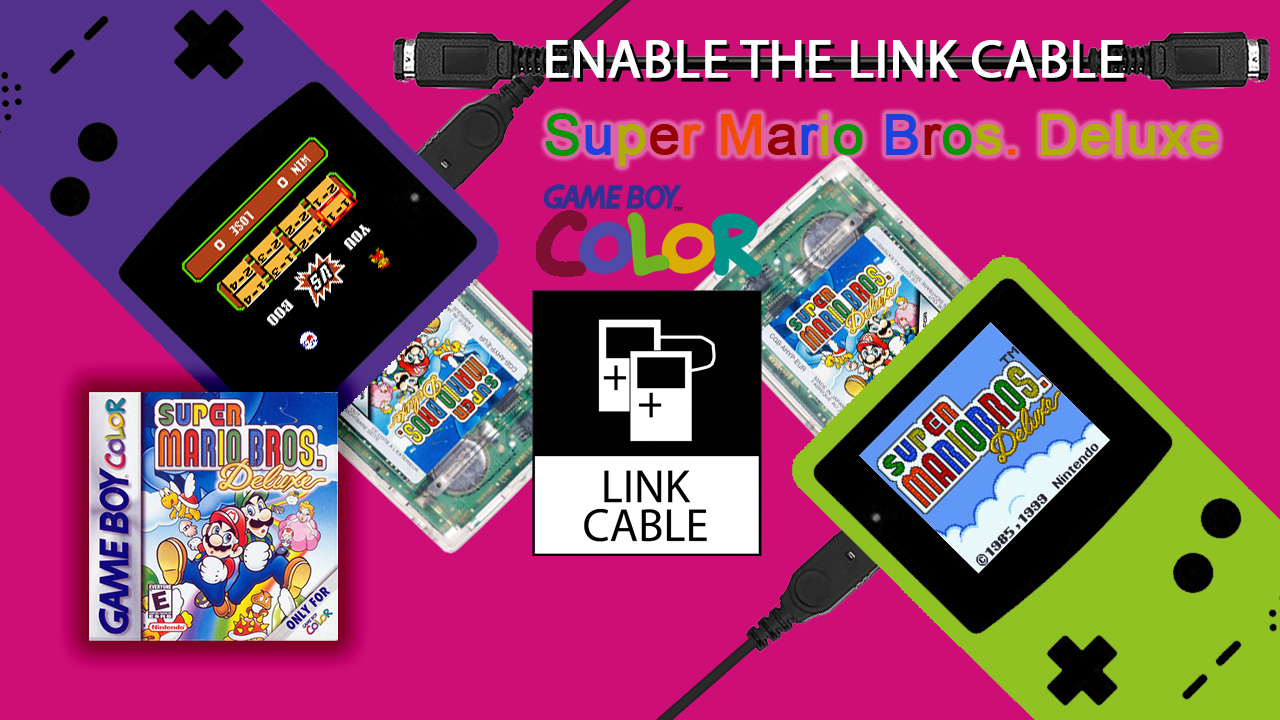 Super Mario Bros. Deluxe (GBC, 1999) – VS GAME – Enable The Link Cable