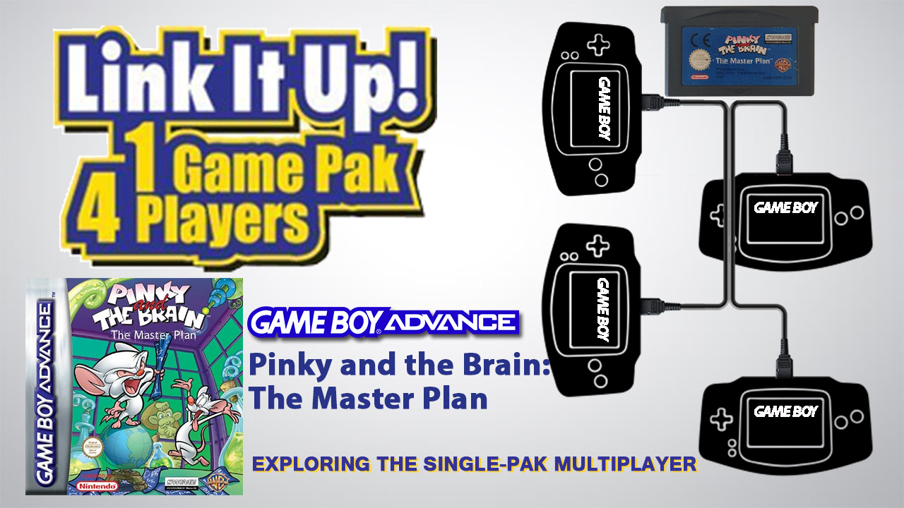 GBA Single-Pak Link – Pinky and the Brain: The Master Plan