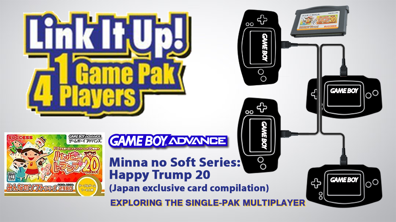 GBA Single-Pak Link – Minna no Soft Series: Happy Trump 20