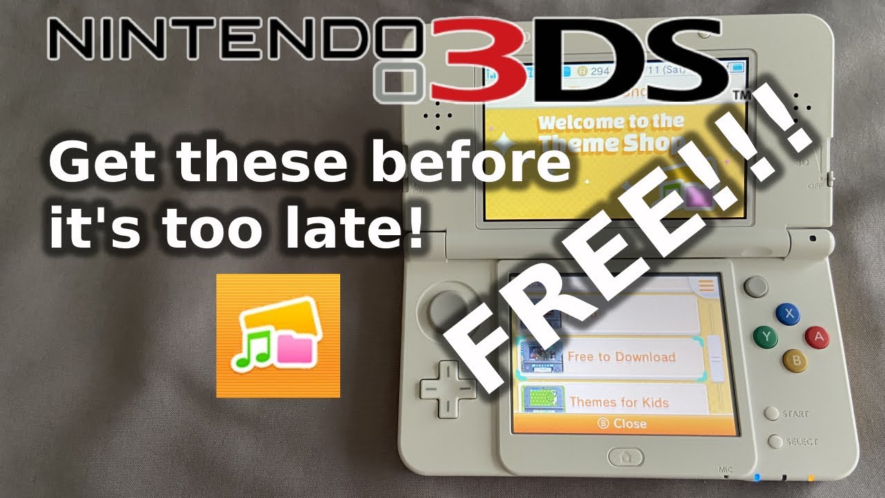 Grab this FREE 3DS content before eShop closes
