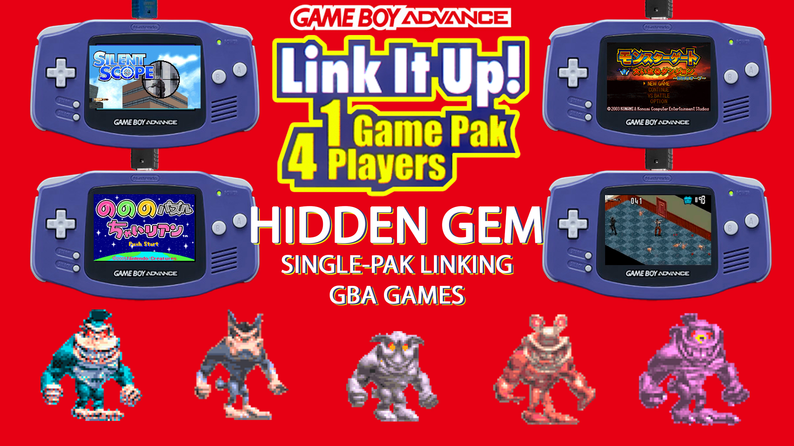 10 HIDDEN GEM Gameboy Advance Single-Pak linking games