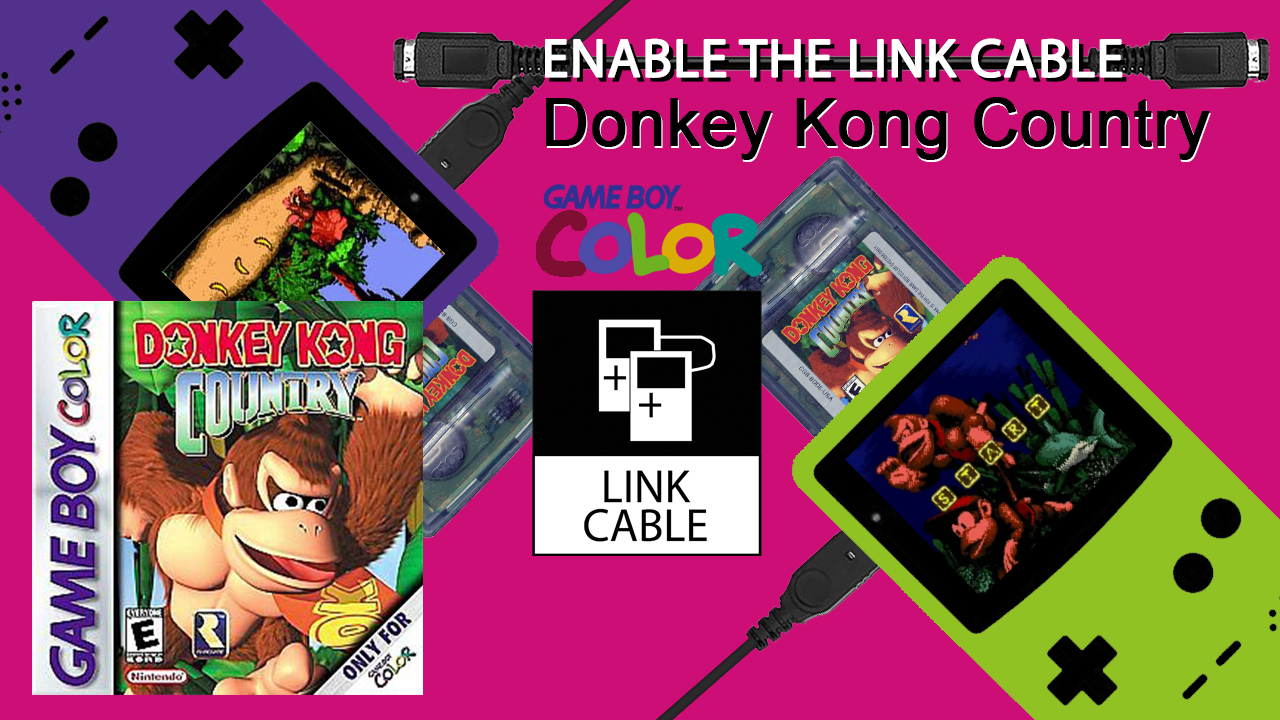 Donkey Kong Country (2000, GBC) – ENABLE THE LINK CABLE