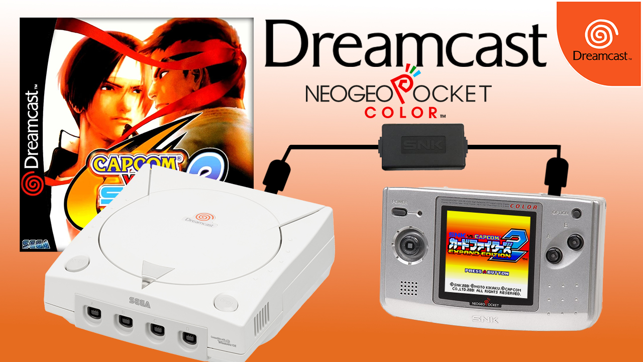 Dreamcast to Neogeo Pocket LINK – Capcom Vs SNK 2 Millionaire Fighting 2001