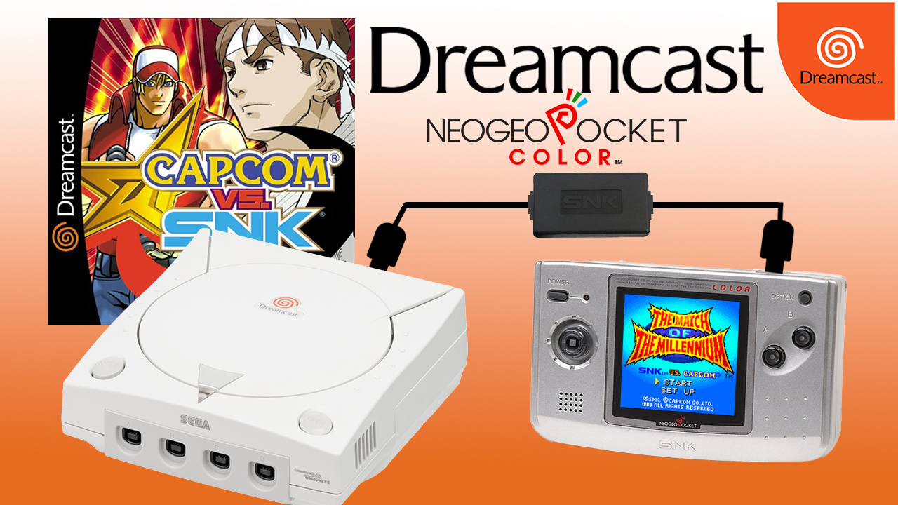 Dreamcast to Neogeo Pocket LINK – Capcom Vs SNK Millennium Fight 2000