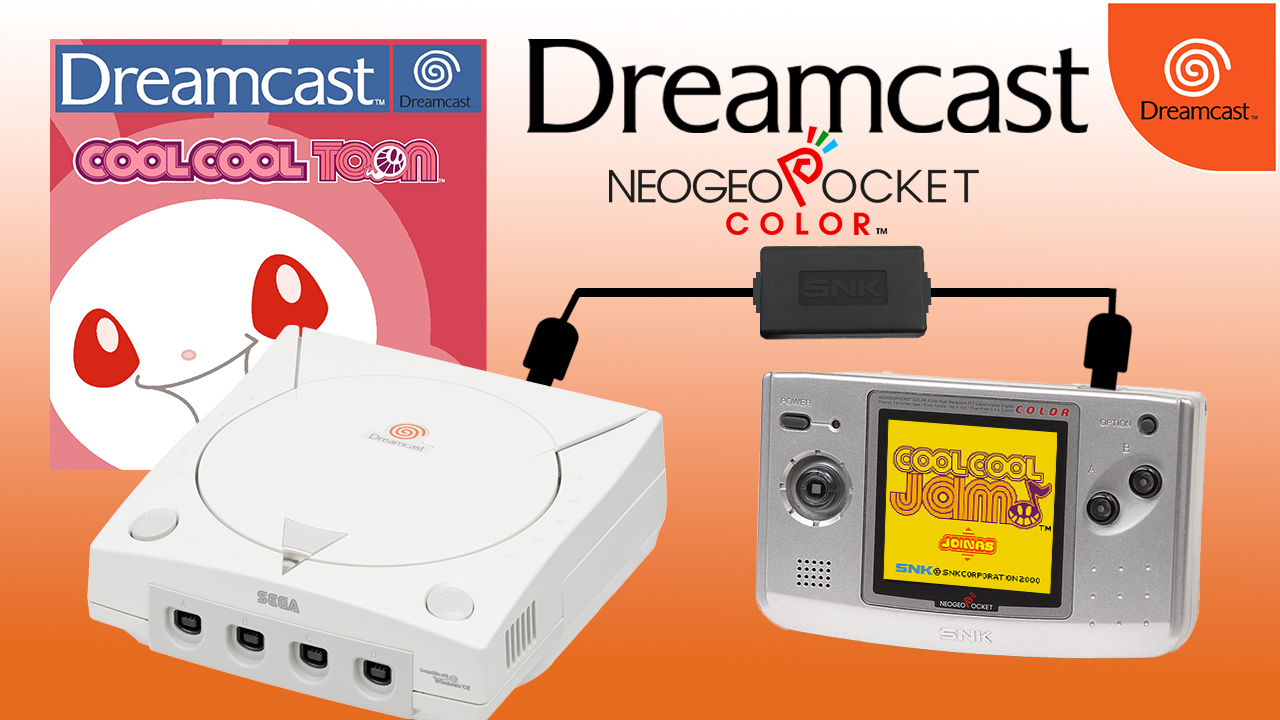 Dreamcast to Neogeo Pocket LINK – Cool Cool Toon to Cool Cool Jam