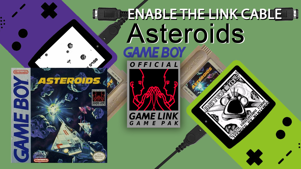 Asteroids (GB, 1992) – ENABLE THE LINK CABLE