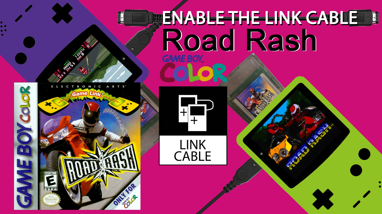 Road Rash (GBC, 2000) – ENABLE THE LINK CABLE