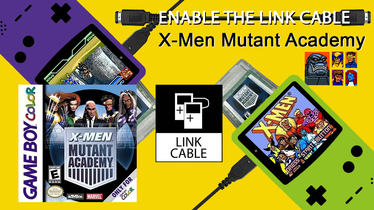 Xmen Mutant Academy Enable The Link Cable banner