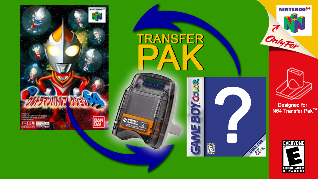 Transfer Pak – PD Ultraman Battle Collection 64 N64-to-GBC