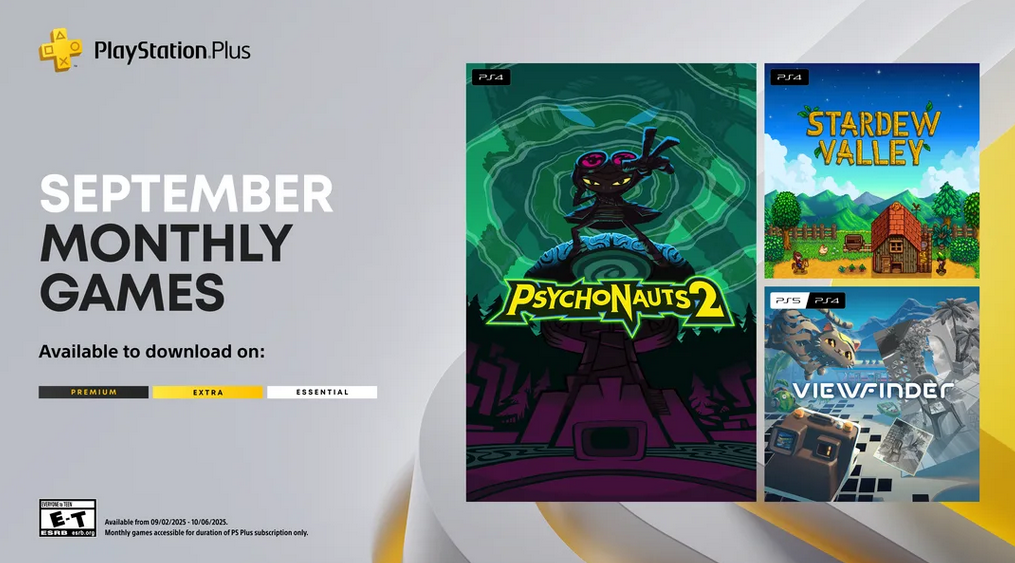 Sept 2025 PS+