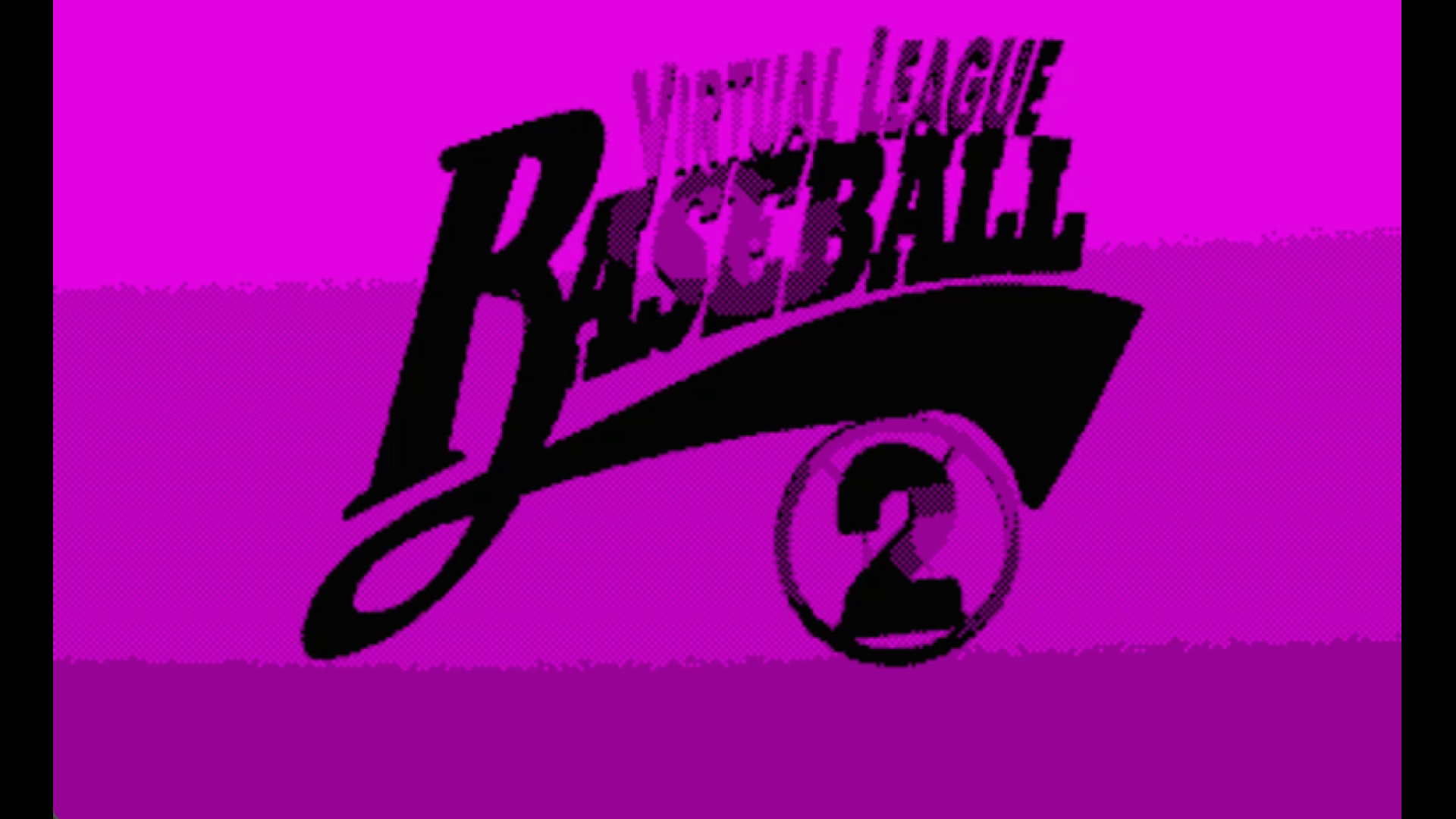 UNRELEASED Virtual League Baseball 2 (Virtual Boy, 1996) gameplay