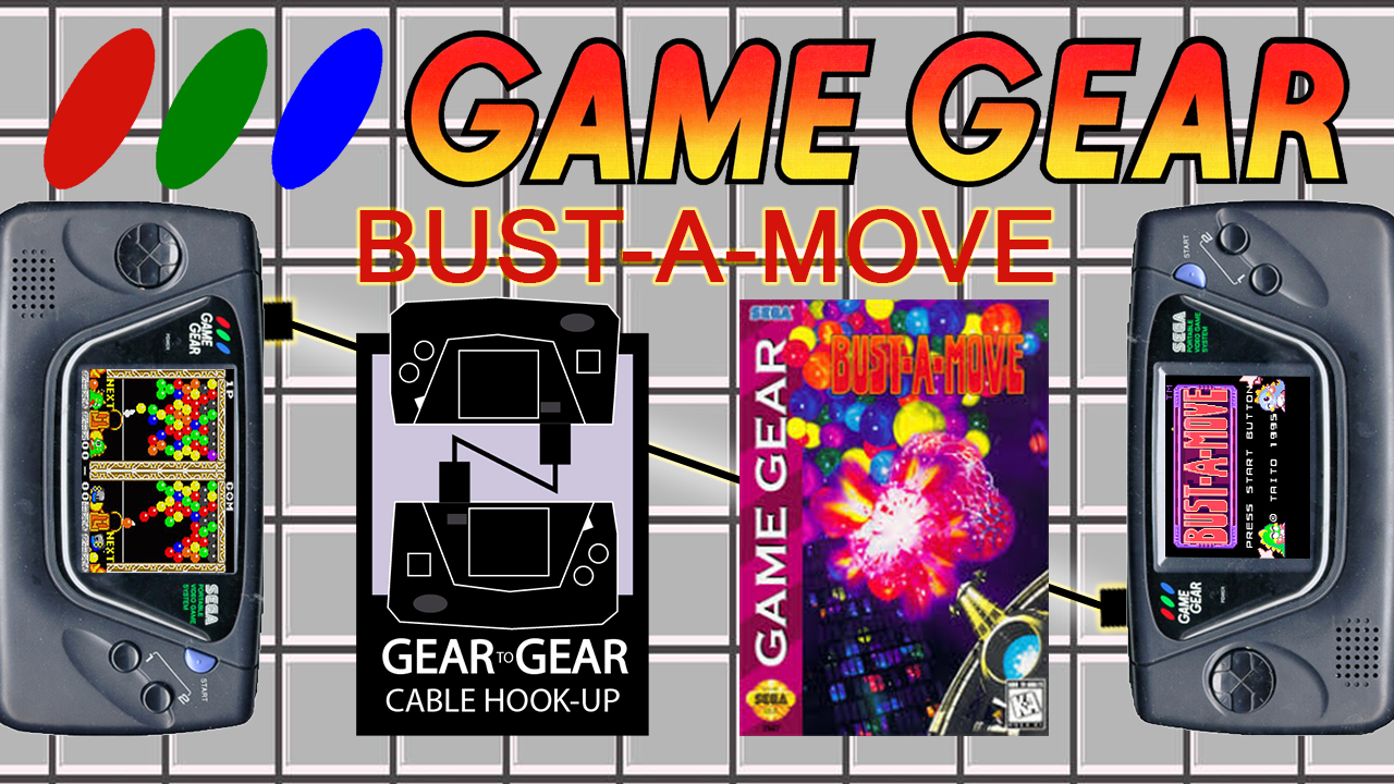 Bust-A-Move (Game Gear, 1996) 2-player mode, Enable The Link Cable