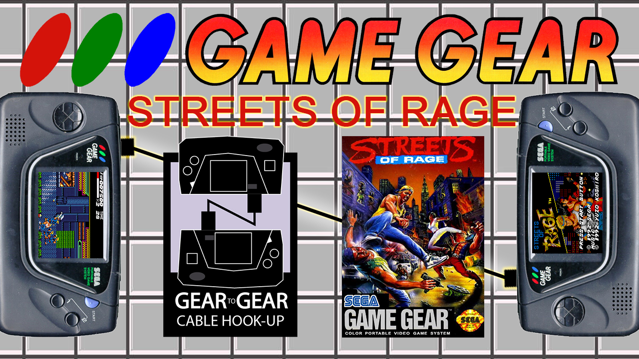 Streets of Rage 1 (Game Gear, 1992) 2-player mode, Enable The Link Cable