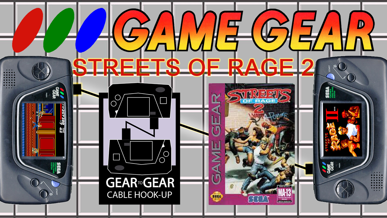 Streets of Rage 2 (Game Gear, 1993) 2-player mode, Enable The Link Cable