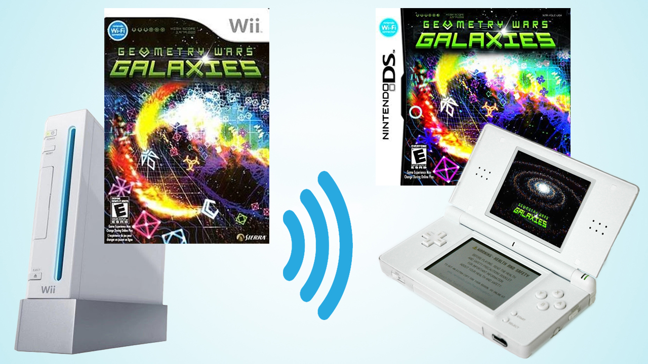 Wii-to-DS Link – Geometry Wars Galaxies