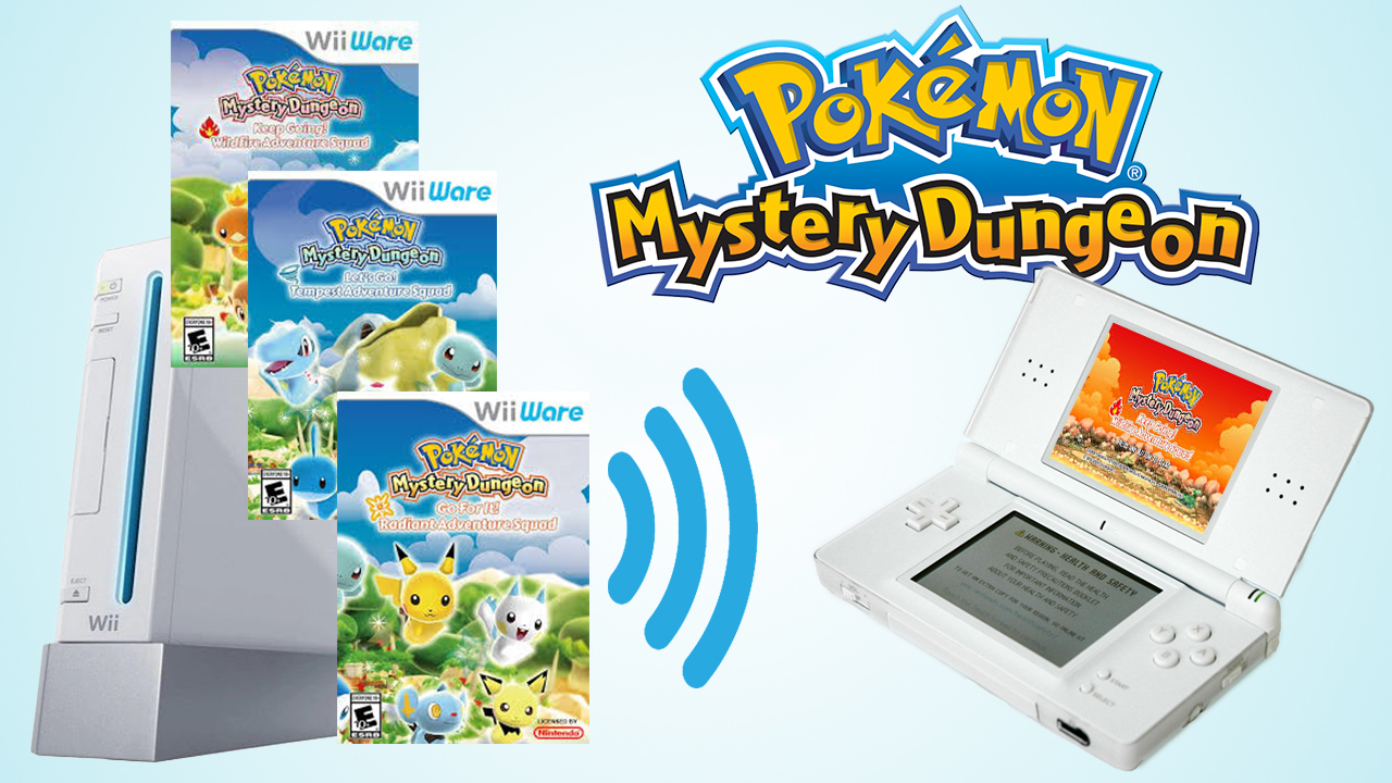 Wii-to-DS Link – Pokemon Mystery Dungeon Adventure Series (WiiWare, Japan)