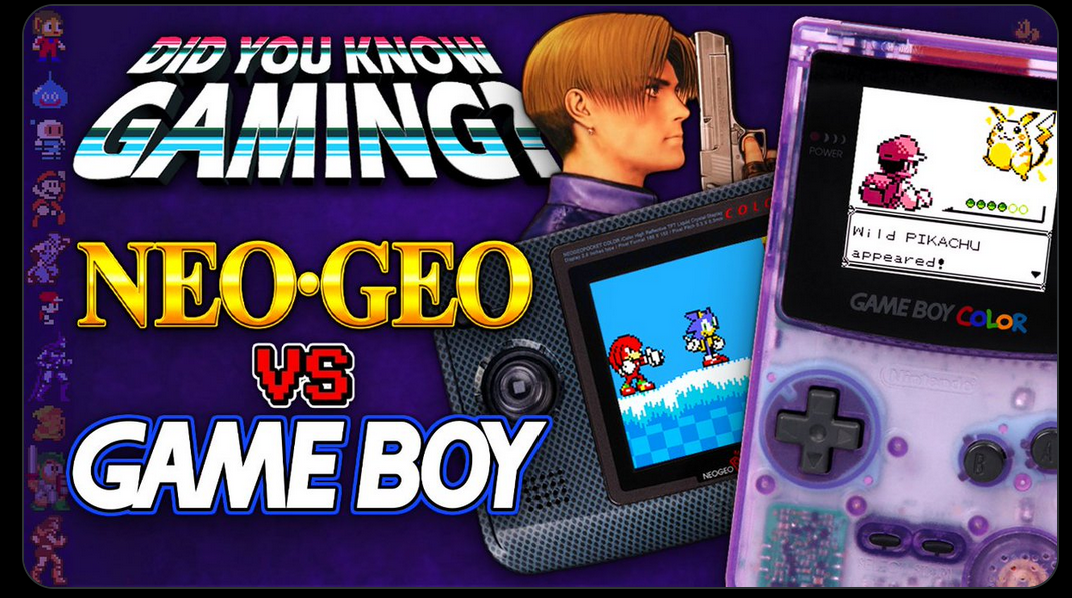 Did You Know Gaming featured my clips in their NGPC vs GB video
